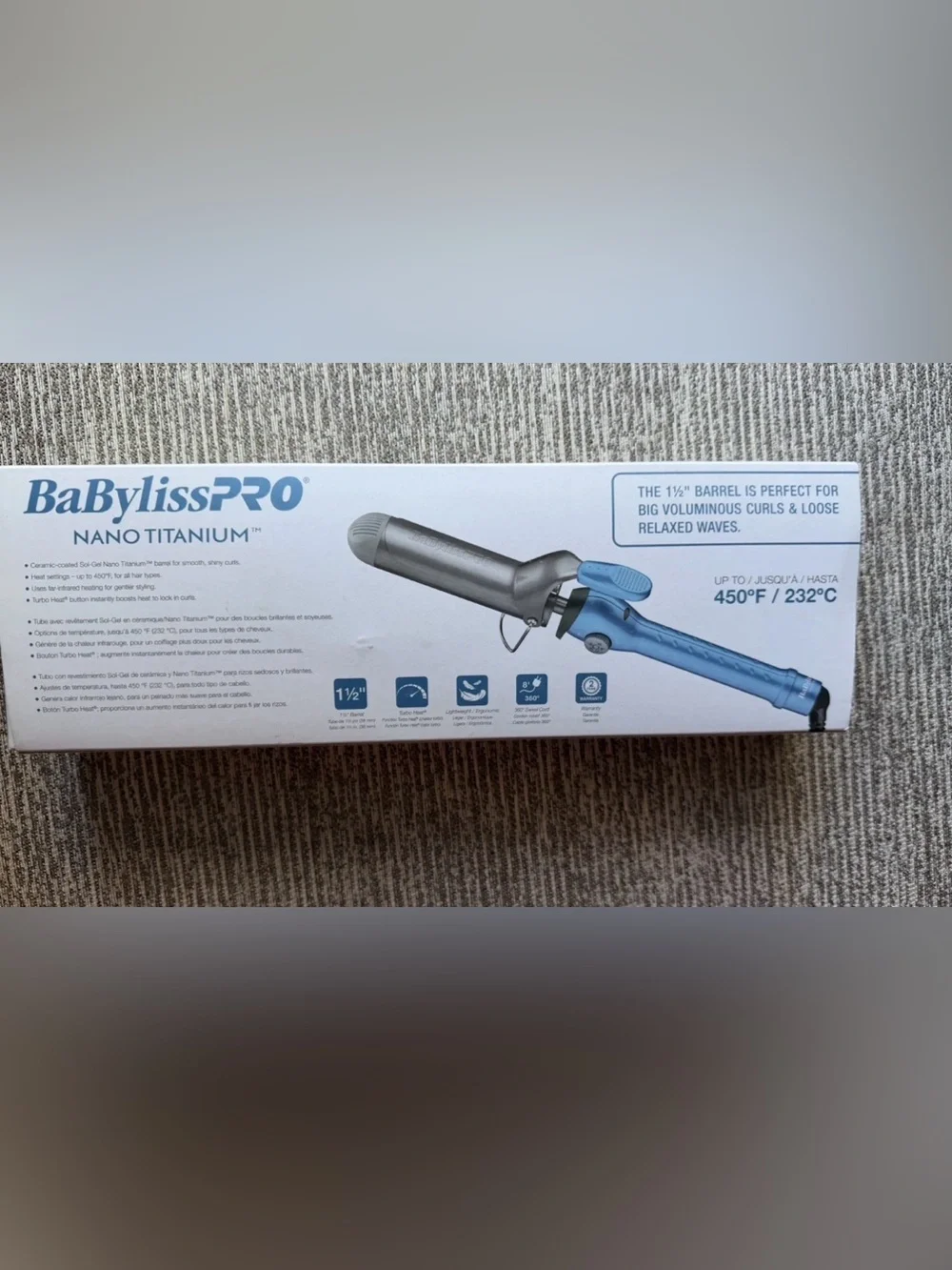 BaBylissPRO Nano Titanium 1.5